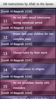100 Advices From Holy Quran capture d'écran 3
