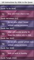 100 Advices From Holy Quran capture d'écran 1