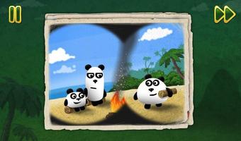 3 Pandas au Bresil Affiche