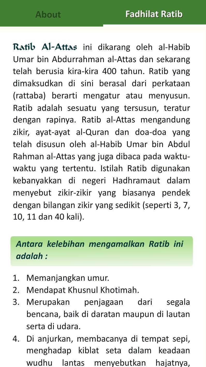 Download Ratib Al Attas Dan Terjemahan