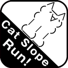 Cat slope run and jump! أيقونة