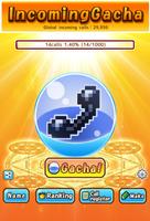 Incoming Gacha. bottle mail incoming version الملصق