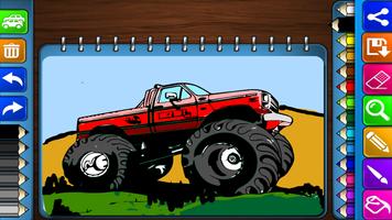 Coloring Games : Monster Truck Affiche