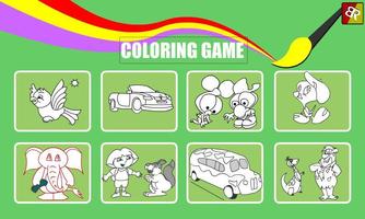 childrens coloring game Ekran Görüntüsü 1