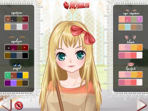 Cute Anime Girl Fashion Dress Up Face Makeup For Android - pretty roblox girl face