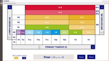 Lung Cancer Staging Table スクリーンショット 1