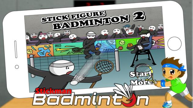 Download Stick Figure Badminton Stickman 2 Players Y8 Apk For