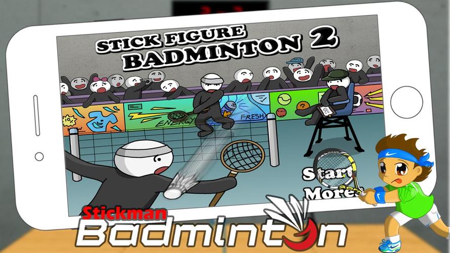 Stick figure badminton: Stickman 2 players y8 APK for Android Download