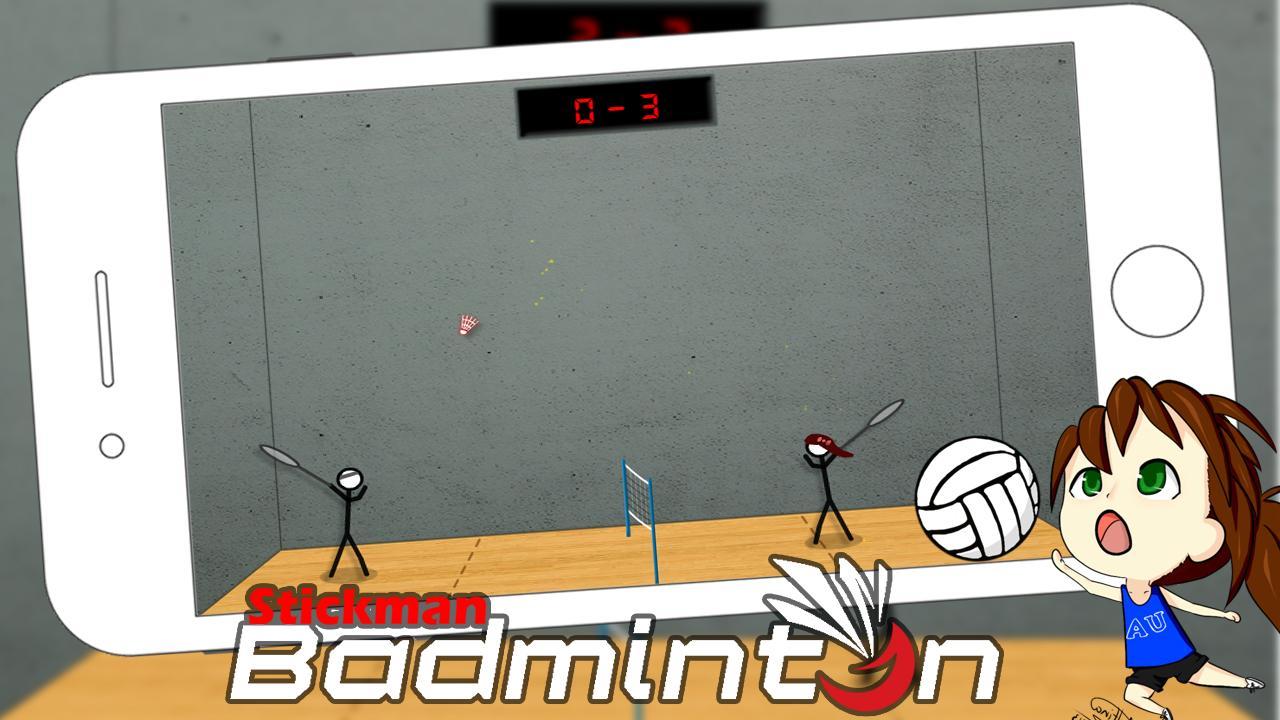 Stick figure badminton: Stickman 2 players y8 for Android - APK Download