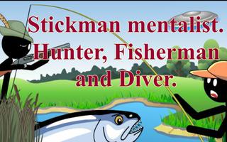Stickman: Hunter fisherman and scuba diver اسکرین شاٹ 1