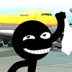 Stickman Bloody Airport icône