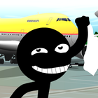 Stickman Bloody Airport آئیکن