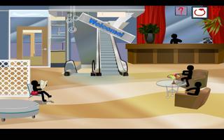 Stickman Bloody Airport تصوير الشاشة 1