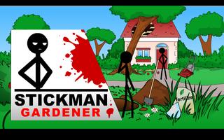 Stickman Kill Gardener Affiche