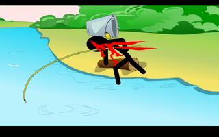 Stickman Mortal Fishing capture d'écran 3
