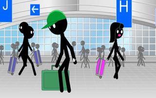 Stickman Kill in the Airport screenshot 2