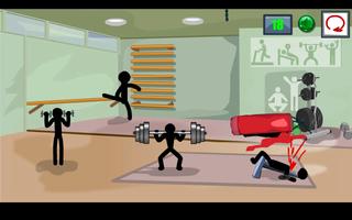Stickman in the Gym capture d'écran 2