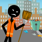 Stickman Janitor Killer icône