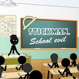 Stickman School Evil icône