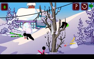 Stickman Extreme Skiing syot layar 2