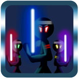 Stickman and Lightsaber