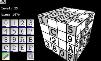 Sudoku 3D Lite - 4x4 Cube Poster