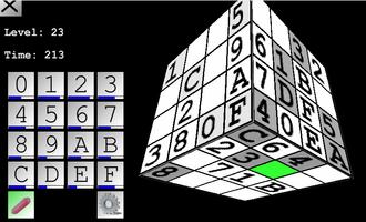 Sudoku 3D Lite - 4x4 Cube captura de pantalla 1