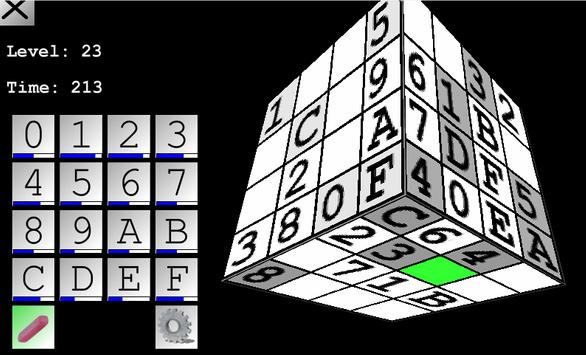 Sudoku 3D Lite - 4x4 Cube screenshot 1