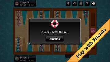 Summer Backgammon स्क्रीनशॉट 2