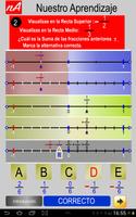 Fracciones Suma Recta Numérica syot layar 3