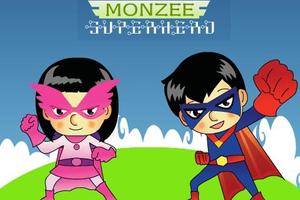 Monzee Superhero ポスター