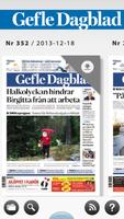 Gefle Dagblad e-tidning Affiche