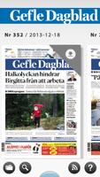 Poster Gefle Dagblad e-tidning