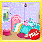 Menina Casa Decoração Jogos ícone