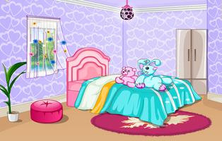 Girly Home Decoration Games Affiche