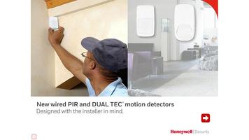 Honeywell Motion sensors range poster