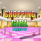 Icona shopping girl dressup