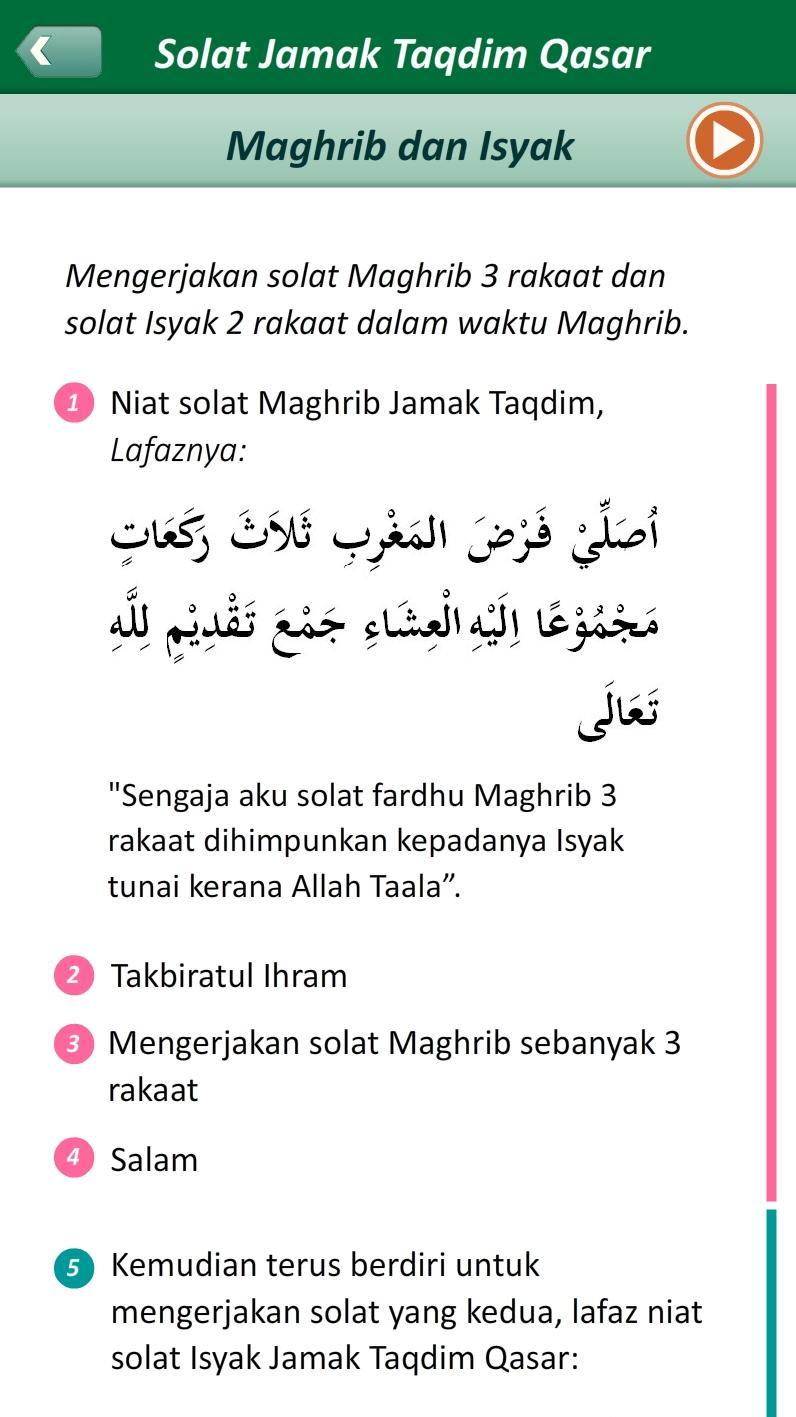 Solat jamak takhir maghrib isyak