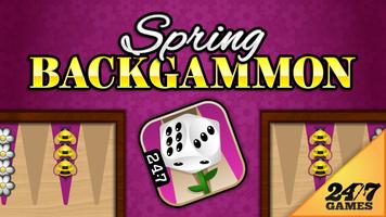 Spring Backgammon Cartaz