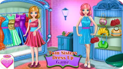 Dress Up Games Twin Sisters APK download