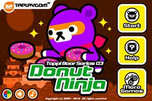Tappi Bear - Donut Ninja скриншот 2