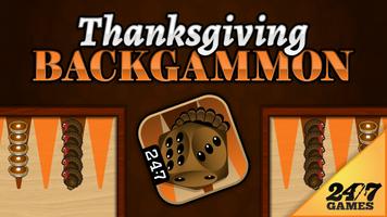 Thanksgiving Backgammon ポスター