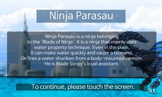 Dino Robot - Ninja Parasau poster
