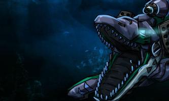 Mosasaurus - Combine! Dino Robot Poster