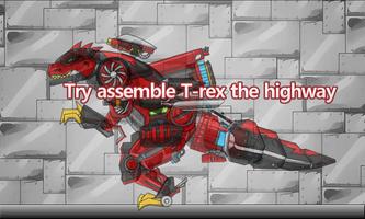 T-rex the highway - Dino Robot โปสเตอร์