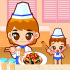 Cook pasta with mom icon