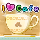 I love Cafe biểu tượng