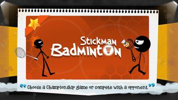 Stickman Badminton capture d'écran 1