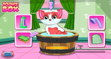 Cute Cat Pet Care Games capture d'écran 2