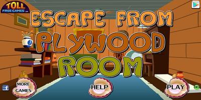 Escape games_plywood shelter ポスター